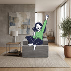 Fold Single Sofa